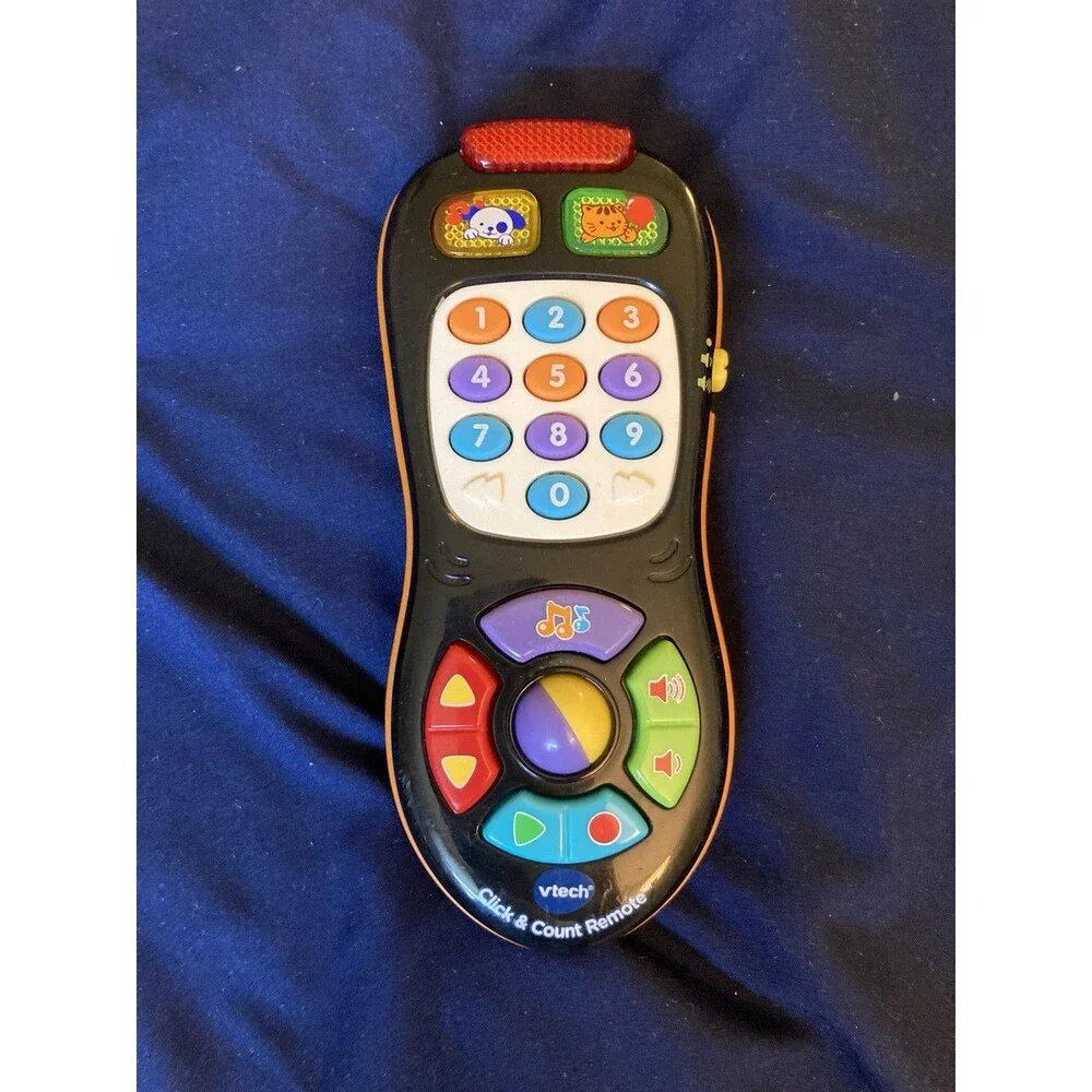VTech Click and Count Remote - Black | Batteries Not Included